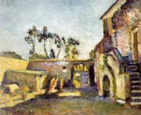 Matisse, Henri Emile Benoit - the courtyard of the mill
